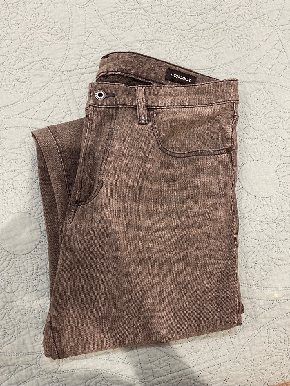 Bonobos Slim Straight Jeans in Muted Black